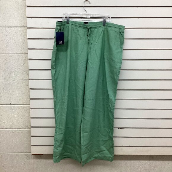 GAP Pants - GAP Women's Drawstring Elastic Waist‎ Linen Pull on Pant